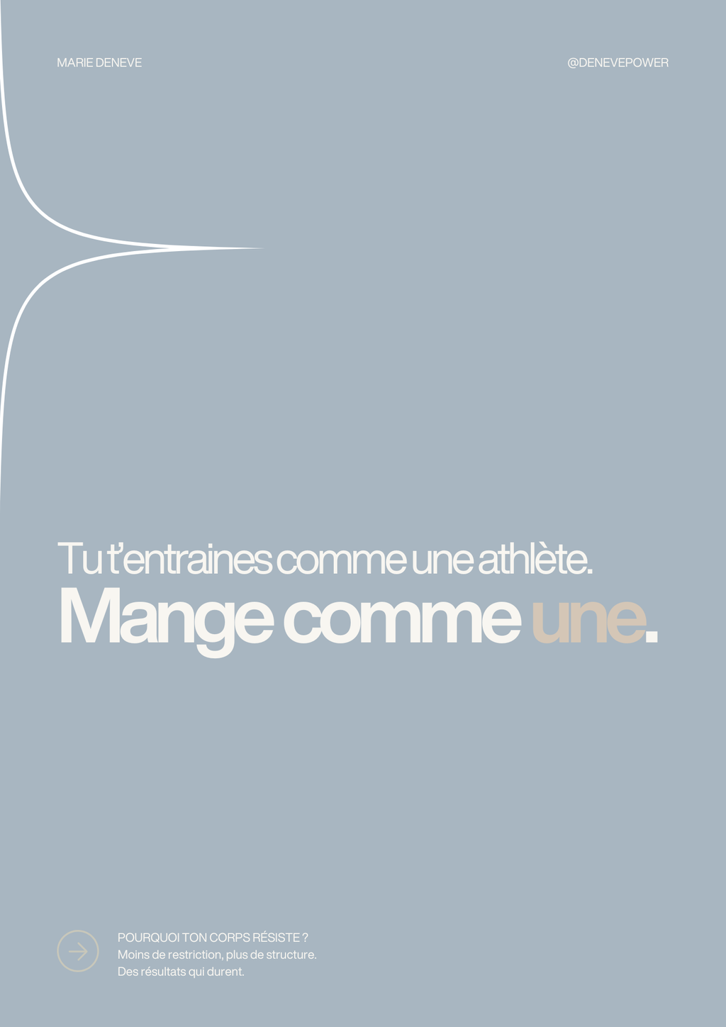Mange comme une athlète